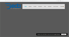 Desktop Screenshot of dedaelementi.com